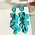cheap Women&#039;s Jewelry-long acrylic petal drop dangle earrings bohemian resin flower statement earrings for women girls valentine&#039;s day gifts
