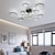 voordelige Dimbare plafondlampen-142 cm dimbare plafondlampen led metaal moderne stijl geschilderde afwerkingen modern 220-240v