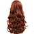 abordables Pelucas del cordón sintéticas-pelucas anaranjadas para las mujeres peluca delantera del cordón sintético ondulado peluca delantera del cordón ondulado castaño pelo sintético rojo de las mujeres