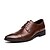 رخيصةأون أحذية أوكسفورد للرجال-رجالي أوكسفورد الأعمال التجارية كلاسيكي زفاف المكتب &amp; الوظيفة PU أسود بني الخريف الربيع