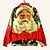voordelige Herenhoodies &amp; Sweatshirts-Voor heren Uniseks Sweatshirt Stoppen Grafische prints Kerstman Kwart ritssluiting Afdrukken Casual Dagelijks Sport 3D-afdrukken Casual Ontwerper Hoodies Sweatshirts Rood