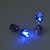 cheap Décor &amp; Night Lights-2PCS LED Earring Light Up Crown Glowing Crystal Stainless Ear Drop Ear Stud Earring Jewelry