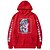 cheap Everyday Cosplay Anime Hoodies &amp; T-Shirts-Inspired by JoJo&#039;s Bizarre Adventure Jotaro Kujo 100% Polyester Hoodie Anime Harajuku Graphic Kawaii Anime Hoodie For Unisex / Couple&#039;s
