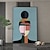 preiswerte Gemälde mit Menschen-Ölgemälde handgemachte handbemalte Wandkunst zeitgenössische abstrakte Figuren geometrische Farbblöcke Heimtextilien Dekor gestreckter Rahmen fertig zum Aufhängen