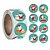 cheap Christmas Decorations-2 Rolls 1000 Pieces Merry Christmas Stickers Santa Gift Thank You Sealing Stickers 500pieces/roll Holiday Family Party Decoration Label