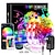 cheap LED Strip Lights-LED WiFi Smart Strip Light Kit 5M 10M 15M 20M 30M RGB TV Backlight Work with Alexa Google APP Music Sync Waterproof 5050 SMD with 24 Key IR Controller and Adapter for Bedroom Home DIY Decor