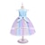 cheap Movie &amp; TV Theme Costumes-Princess Unicorn Cosplay Costume Masquerade Flower Girl Dress Girls&#039; Movie Cosplay Fashion Party A-Line Slip Purple Yellow Rosy Pink Dress Headwear Christmas Carnival Cotton World Book Day Costumes