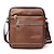 cheap Men&#039;s Bags-Men&#039;s Crossbody Bag Mobile Phone Bag Crossbody Bag Genuine Leather Office Casual Daily Zipper Solid Color Brown