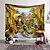 voordelige Wanddecoratie-olieverfschilderij stijl wandtapijten art decor deken gordijn opknoping thuis slaapkamer woonkamer decoratie