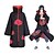 cheap Anime Cosplay-Inspired by Naruto Akatsuki Anime Cosplay Costumes Japanese Print Cosplay Tops / Bottoms Cloak Long Sleeve For Men&#039;s Male Dad and Son / Machine wash / Hand wash / Movie / TV Theme Costumes / Humor