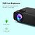 abordables Proyectores-gc3 lcd proyector de negocios proyector de cine en casa proyector led soporte 1080p (1920x1080) pantalla de 40-140 pulgadas
