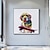 billige Dyremalerier-oljemaleri håndlaget håndmalt veggkunst mintura moderne abstrakt dyrehundebilder til hjemmedekorasjon innredning rullet lerret uten ramme ustrukket