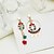 cheap Earrings-Women&#039;s Earrings Chic &amp; Modern Christmas Deer Earring / Red / Green / Fall / Winter / Spring