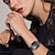 cheap Fitbit Watch Bands-Watch Band for Fitbit Versa 2 / Versa Lite / Versa SE / Versa Resin Replacement  Strap Women Metal Clasp Stainless Steel Buckle Link Bracelet Wristband