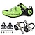 baratos Sapatos de Ciclismo-SIDEBIKE Adulto Sapatilhas de Ciclismo com Travas &amp; Pedal Tênis para Ciclismo Fibra de Carbono Almofadado Ciclismo Vermelho e Branco Homens Sapatos para Ciclismo / Malha Respirável