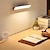 tanie Inteligentne światła-Led magnetyczna lampa biurkowa wisząca bezprzewodowa dotykowa lampka nocna do nauki czytania ciągłe ściemnianie;