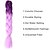 Недорогие Вязаные Крючком Волосы-фиолетовые плетеные волосы канекалон плетеные волосы для женщин 3шт коса в наращивании волос для косичек большие плетеные наращивание волос для вязания крючком термостойкое синтетическое волокно для
