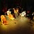 ieftine Fâșii LED-1,5 m animale sălbatice șnur lumini oi pentru dormitor copii 10 led-uri 1 buc alb cald cald Crăciun petrecere de Anul Nou vacanță decorativă aa baterii