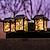 billige Pathway Lights &amp; Lanterns-ramadan eid lys solar utendørs lys lanterne vanntett hengende solcelle lanterne rgb/varm hvit 30leds natt lysstreng for hage uteplass juleferie fest dekorasjon