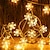 זול חוט נורות לד-מחרוזת זר חג המולד פיית אור מחרוזת סוללה LED כדורית כוכבים עמיד למים אורות חיצוניים מקורה יום חג המולד קישוט מסיבת שנה חדשה תאורה חמה