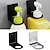 cheap Robe Hooks-2 Pieces Bottle Holder Durable Stainless Steel Bottle Hanger Stand Traceless Metal Hook Free of Punch Wall Mounted Soap Bottle Holder