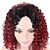 ieftine Peruci Sintetice Trendy-Peruci Sintetice Kinky Curly Kinky Curly Perucă Mediu Roșu Păr Sintetic Pentru femei Păr Ombre Roșu