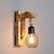cheap Wall Sconces-30cm Creative Vintage Wall Lamps LED Ambient Light Wall Sconces Bedroom Shops / Cafes Hemp Rope Wall Light  110-120/220-240V 40 W