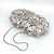 cheap Clutches &amp; Evening Bags-Women&#039;s Evening Bag Clutch Clutch Bags Alloy Party Party / Evening Bridal Shower Crystals Chain Rhinestone Flower Silver Gold