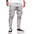 cheap Cargo Pants-Men&#039;s Cargo Pants Cargo Trousers Joggers Elastic Waist Solid Color Weekend Streetwear Stylish Casual Black khaki Micro-elastic