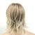 Χαμηλού Κόστους Ανδρικές περούκες-Συνθετικές Περούκες Ίσιο Ίσια Με αφέλειες Περούκα Κοντό Ξανθό Συνθετικά μαλλιά Ανδρικά Πλευρικό μέρος Ξανθό StrongBeauty
