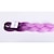 Недорогие Вязаные Крючком Волосы-фиолетовые плетеные волосы канекалон плетеные волосы для женщин 3шт коса в наращивании волос для косичек большие плетеные наращивание волос для вязания крючком термостойкое синтетическое волокно для