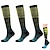 levne Cyklistické ponožky-3 párů odstupňovaných zdravotních kompresních ponožek pro ženy&amp;amp;pánské 20-30mmhg podkolenky (vícebarevné 1, malé/střední (velikost USA))