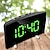 cheap Testers &amp; Detectors-T39 Eye Protection Green Red White Digital Alarm Clock Dimmabl Table Clock LED Screen Alarm Electronic Clocks For Home Decor LED Desk Clock Temperature display
