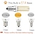 billiga LED-bi-pinlampor-10st 5w e14 g4 g9 bi pin led landskapslampa 104leds smd 3014 500lm 50w halogen motsvarande för hembelysning ac110v ac220v