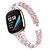 preiswerte Uhrenarmbänder für Fitbit-1 pcs Smartwatch-Band für Fitbit Versa 3 / Sinn Edelstahl Smartwatch Gurt Bling-Diamant Schmuck Armband Ersatz Armband