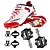 abordables Chaussures de cyclisme-SIDEBIKE Adulte Chaussures Velo avec Pédale &amp; Fixation Chaussures VTT Vélo tout terrain Fibre de Carbone Coussin Cyclisme Bleu Homme Chaussures Vélo / Chaussures de Cyclisme / Grille respirante