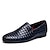 cheap Men&#039;s Slip-ons &amp; Loafers-Men&#039;s Loafers &amp; Slip-Ons Formal Shoes Plus Size Woven Shoes Comfort Shoes Casual Chinoiserie Office &amp; Career Party &amp; Evening Faux Leather Waterproof Non-slipping Wear Proof Loafer Black White Blue