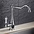cheap Rotatable-Kitchen Faucet,Chrome Finish Single Handle One Hole Modern Style Brass Deck Mounted Rotatable Traditional Kitchen Taps with Hot and Cold Water