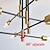 preiswerte Sputnik-Design-LED Deckenleuchte 60 cm Sputnik Design Kronleuchter Metall künstlerischer Stil Sputnik industriell lackierte Oberflächen künstlerischer nordischer Stil 110-120v 220-240v