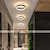 זול אורות תקרה-25 ס&quot;מ led מנורת מסדרון תקרה אור led עגול עיצוב בסיסי מטבח מודרני אולם כניסה מרפסת מרפסת מנורת מנורת תקרה עגולה מנורות ביתיות