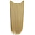 abordables Extensions synthétiques-24 pouces 50 grammes 100 grammes extension de cheveux synthétiques couleur progressive brun gris blond chaîne halo extensions de postiches