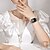 voordelige Apple Watch-bandjes-1 pcs Slimme horlogeband voor Apple  iWatch Series 7 / SE / 6/5/4/3/2/1 38/40/41mm 42/44/45mm Roestvrij staal Smartwatch Band Zakelijke band Metalband Vervanging Polsbandje