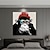 ieftine Vopsire-pictură în ulei pictată manual artă de perete mintura modernă abstractă animal fumat gorilă imagine pentru decorarea casei decor pânză rulată fără cadru neîntins