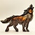 cheap Outdoor Decoration-Wooden Animal Wolf Statue Creativity Wolf Totem Office Home Decorate Crafts North Forest Elk Brown Bear Ornaments