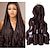 cheap Crochet Hair-6 Pack Pre Stretched Bouncy Braiding Hair 22 Inch Loose Wavy Braiding Hair Pre Streched 75/Pack French Curls Synthetic Hair Extensions T30 22inch 6packs For Daily Party