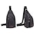 Недорогие Мужские сумки-Универсальные Слинг сумки на ремне Нагрудная сумка холст на открытом воздухе Спорт Однотонный Черный Военно-зеленный Коричневый