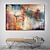 levne Abstraktní malby-olejomalba ručně malované ručně malované nástěnné umění abstraktní soumrak přímořská krajina krajina domácí dekorace dekor válcované plátno bez rámu nenatažené
