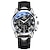 abordables Relojes de Cuarzo-Reloj de cuarzo olevs para hombre, vestido de negocios a la moda, reloj de pulsera resistente al agua, reloj de cuarzo de cuero transpirable, cronógrafo, reloj deportivo, regalos para hombres