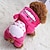 preiswerte Hundekleidung-Kostüme Kapuzenshirts Overall Outdoor Winter Hundekleidung Welpenkleidung Hunde-Outfits Grau Braun Rose Kostüm für Mädchen und Jungen Hund XS S M L XL XXL