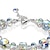 Χαμηλού Κόστους Βραχιόλια &amp; Bangles-Γυναικεία Βραχιόλι με χάντρες Βραχιόλι Ștrasuri Μόδα Απλός Ευρωπαϊκό Πλαστική ύλη Βραχιόλι Κοσμήματα Λευκό Για Επέτειος Δώρο